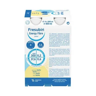 Fresubin Energy Fibre Drink Vanille Trinkflasche, 6X4X200 ml Lösung
