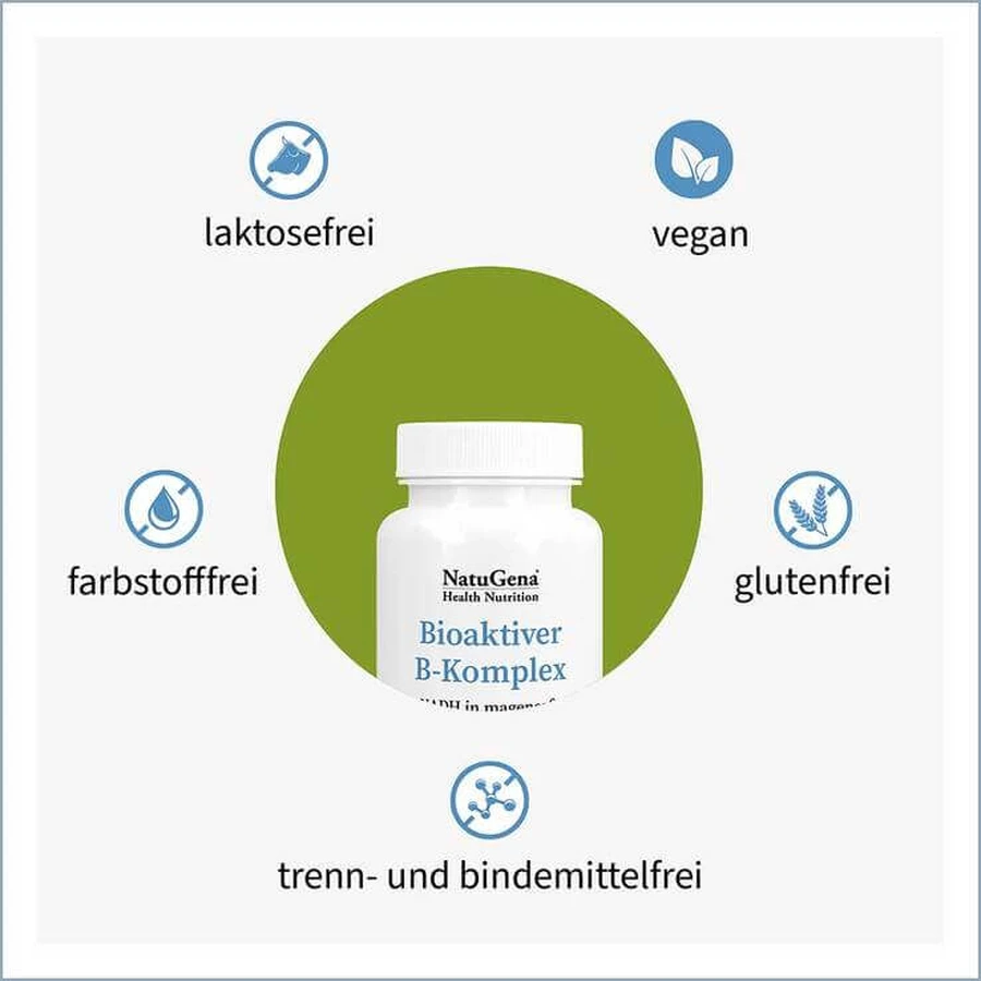 Bioaktiver B-Komplex + Nadh Kapseln, 90 St Kapseln