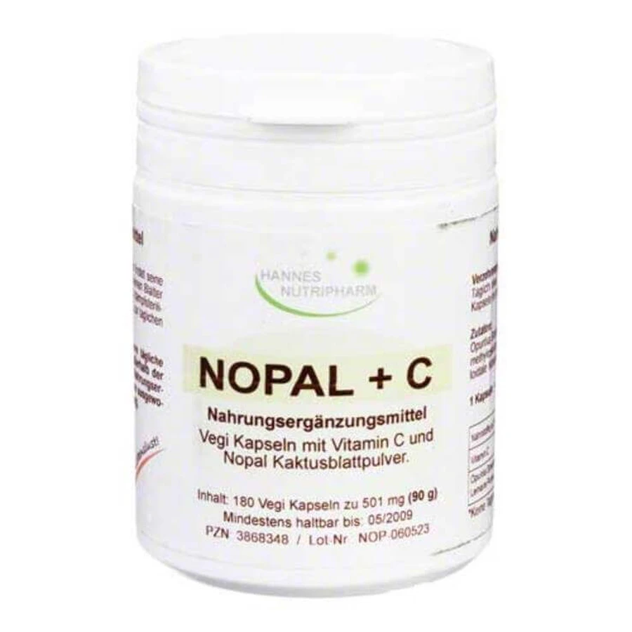 Nopal Cactus Vegetarian Capsules, 180 Capsules