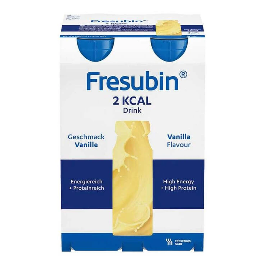 Fresubin® 2 KCAL Bebida de vainilla, 4 x 200 ml de solución