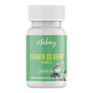Comprimés de cholécalciférol « Vitamin D3 Depot » 10 000 UI, 120 comprimés