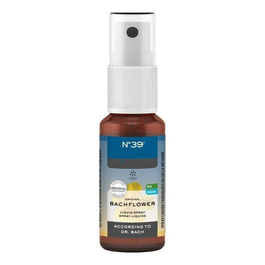 Rimedi floreali di Bach n. 39, spray da 20 ml