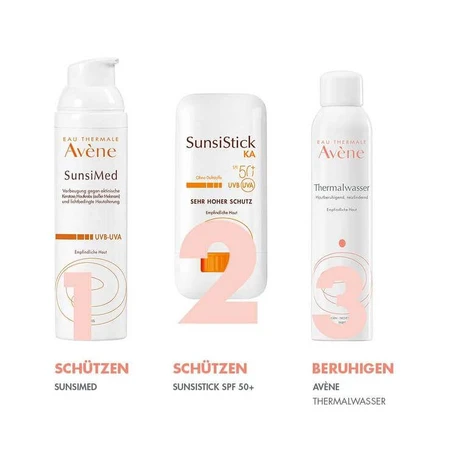 Avene Sunsistick KA SPF 50+, 2 x 20 g sticks