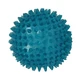 Egelbal, 10 cm, blauw en doorzichtig, 1 stuk, in de staat waarin hij zich bevindt