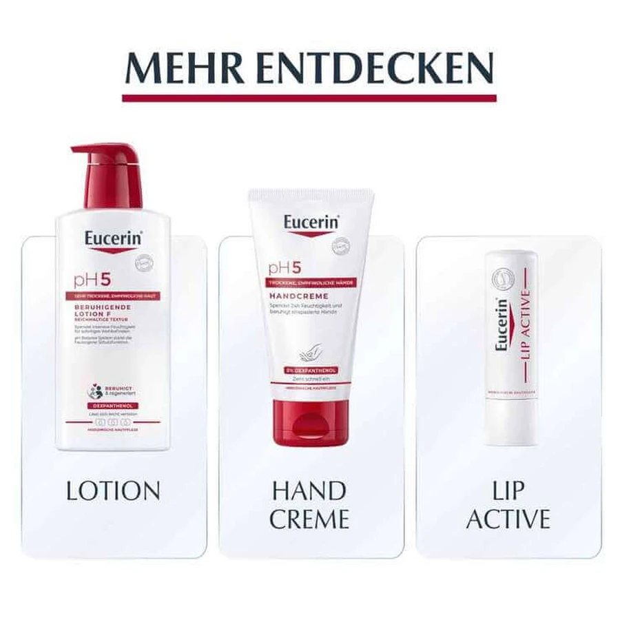 Eucerin pH5 Reinigingslotion voor de gevoelige huid, 2x750 ml douchegel
