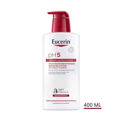Eucerin pH5 Reinigingslotion voor de gevoelige huid, 2x750 ml douchegel
