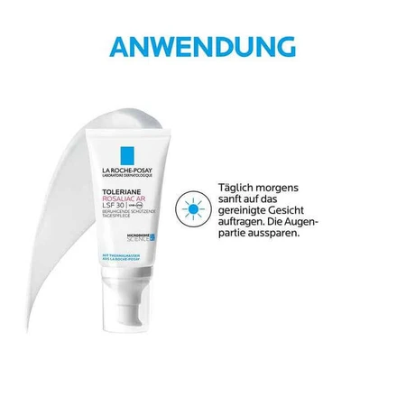 Crème La Roche-Posay Toleriane Rosaliac AR SPF 30, 2 x 50 ml
