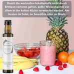 Aceite de germen de trigo prensado en frío con espermidina, Nordic Pure, 250 ml de aceite