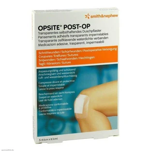 Medicazione Opsite Post-OP 9,5 x 8,5 cm, confezione da 20 medicazioni x 1