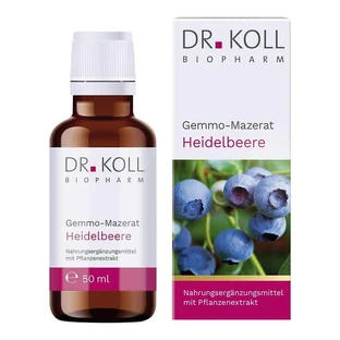 Dr. Koll Blauwe Bosbes Gemmo-Maceraat (Vaccinium Myrtillus) Druppels, 50 ml