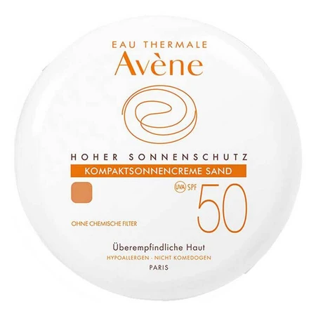Avene Compact Sunscreen, Sand, SPF 50, 2x10 g cream