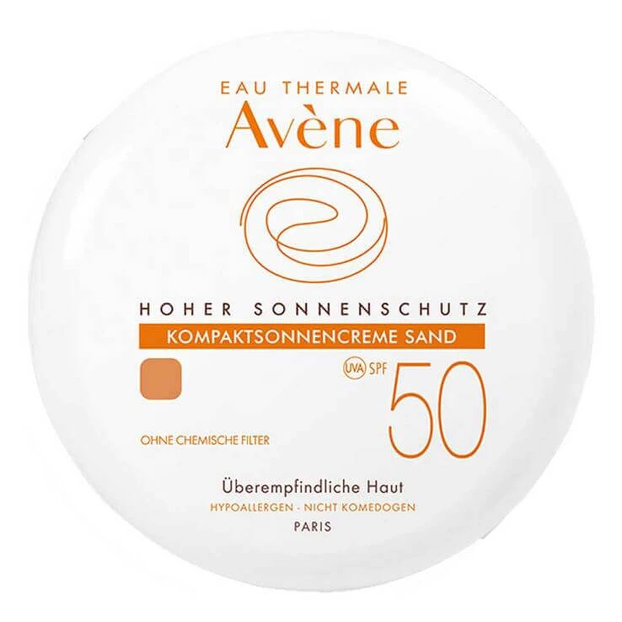 Avene Compact Sunscreen, Sand, SPF 50, 2x10 g cream