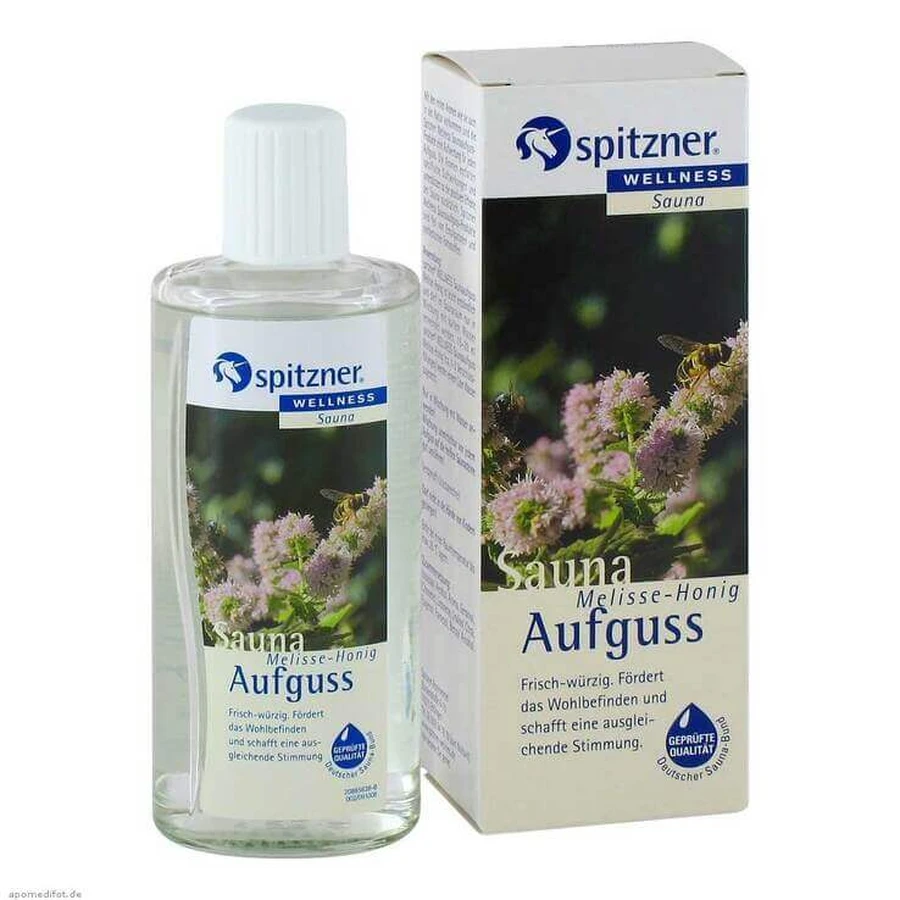 Spitzner Saunaaufguss Melisse Honig Wellness, 190 ml Konzentrat