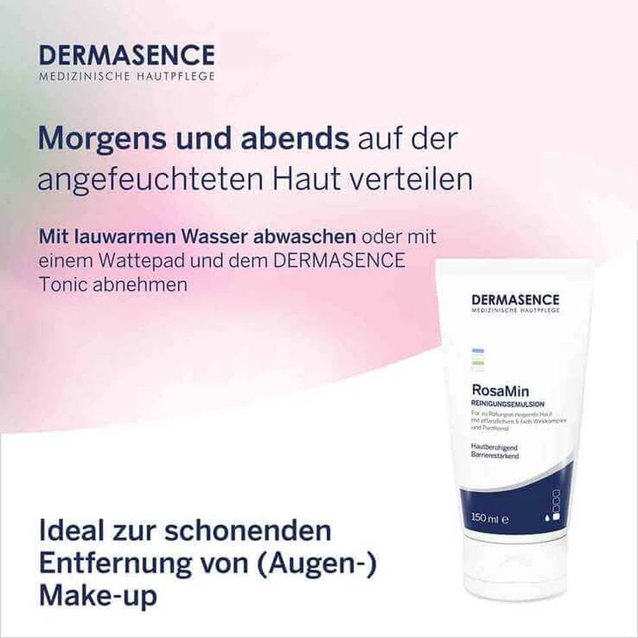 Dermasence Rosamin Cleansing Emulsion, 2 x 150 ml emulsion
