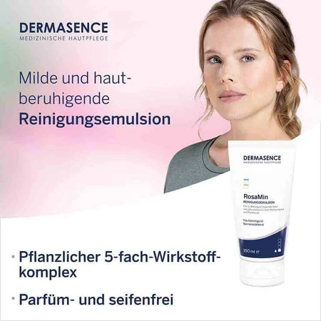 Dermasence Rosamin Cleansing Emulsion, 2 x 150 ml emulsion