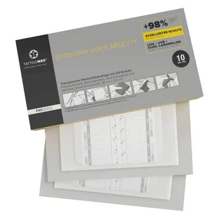 TATTOOMED® Beschermpleister MILKY UV, 10 pleisters