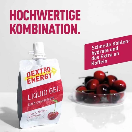 Dextro Energy Sports Nutrition Vloeibare Gel Kers, 60 ml gel