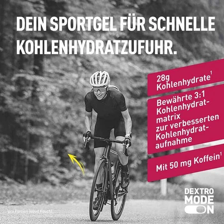 Dextro Energy Sports Nutrition Vloeibare Gel Kers, 60 ml gel