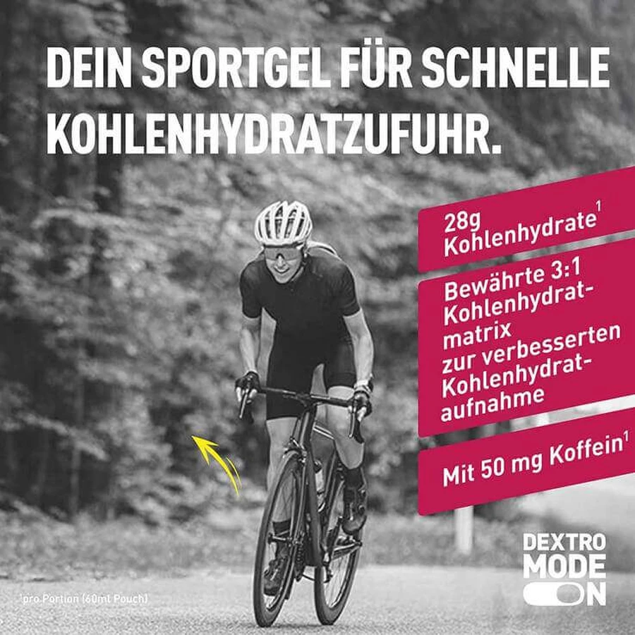 Dextro Energy Sports Nutrition Vloeibare Gel Kers, 60 ml gel
