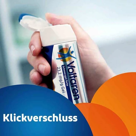Voltaren Pain Relief Gel Forte 23.2 mg/g Gel with Diclofenac, 2 x 180 g Gel