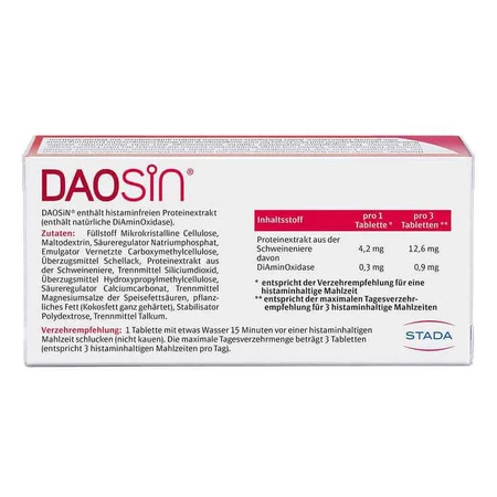 Daosin-tabletten, 2 x 120 tabletten