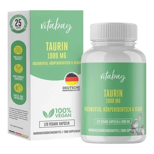 Vegan Taurine 1000 mg Capsules, 120 Capsules