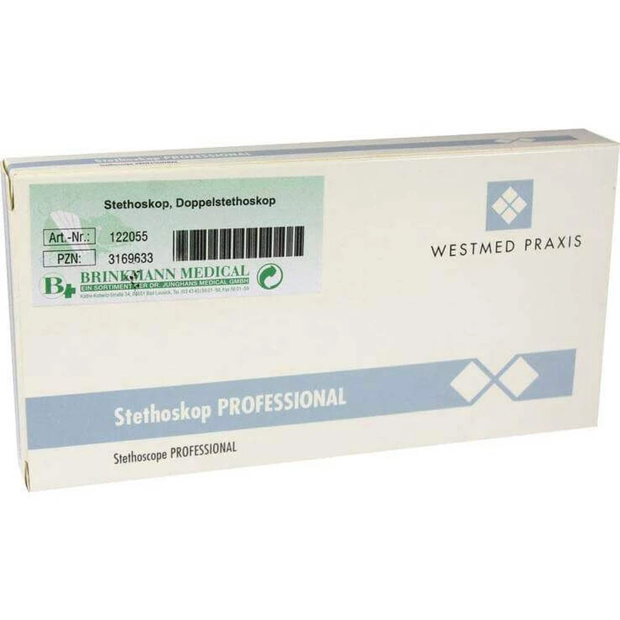 Double-head stethoscope, 1 unit, as is
