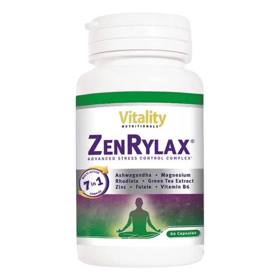 Zenrylax Anti-Stress Complex with Ashwagandha Capsules, 60 capsules