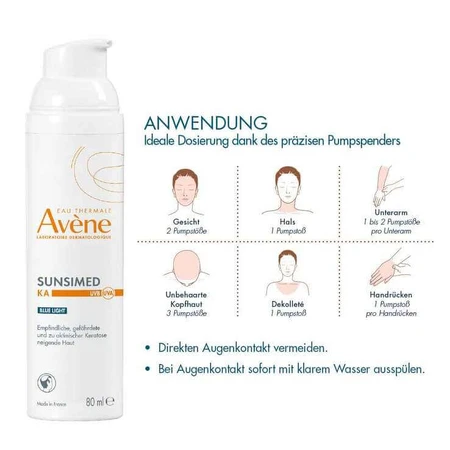 Avene Sunsimed KA Emulsion, 2 x 80 ml emulsion