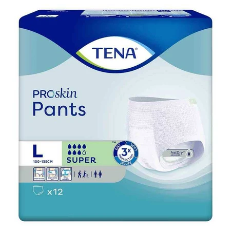 TENA Pants Super L Einweghosen bei Inkontinenz, 12 St n.v.