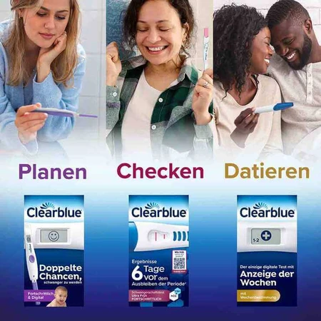Clearblue Pregnancy Test: 6 Days Before—2 Hormones, 2 Tests