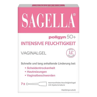 Sagella poligyn 50 + intensive Feuchtigkeit Gel, 7 St Gel