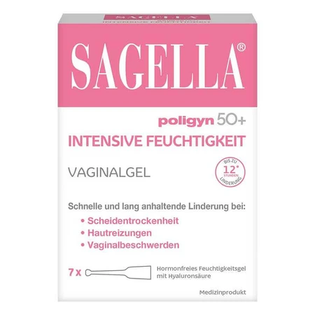 Sagella poligyn 50 + intensive Feuchtigkeit Gel, 7 St Gel