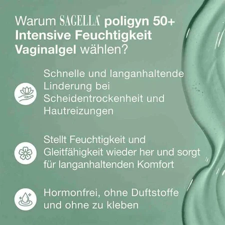 Sagella poligyn 50 + intensive Feuchtigkeit Gel, 7 St Gel