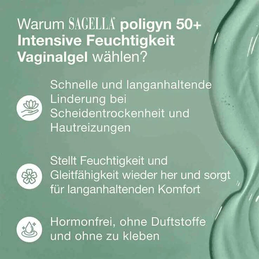 Sagella poligyn 50 + intensive Feuchtigkeit Gel, 7 St Gel