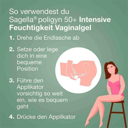 Sagella poligyn 50 + intensive Feuchtigkeit Gel, 7 St Gel