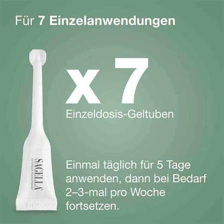 Sagella poligyn 50 + intensive Feuchtigkeit Gel, 7 St Gel