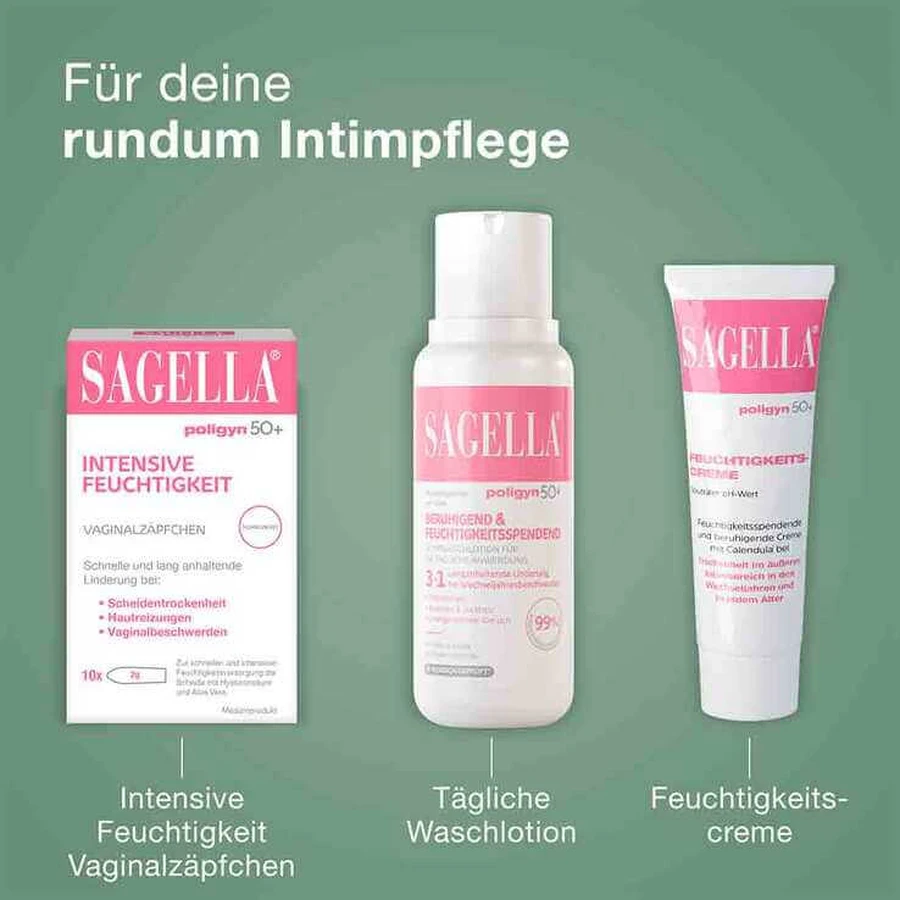 Sagella poligyn 50 + intensive Feuchtigkeit Gel, 7 St Gel