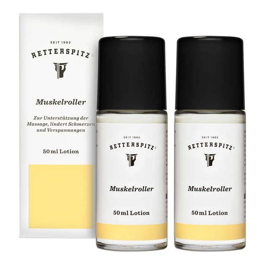 Rolka do masażu Retterspitz, 2 x 50 ml balsamu: ceny i cechy