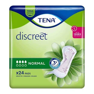 Compresas para la incontinencia TENA® Discreet Normal, paquete de 24 unidades