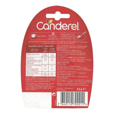Canderel Table Sweetener, 100 cubes