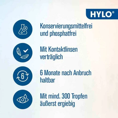 Gotas oftálmicas HYLO GEL, 10 ml