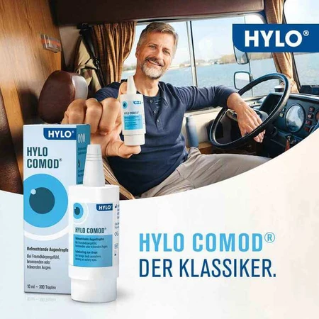 HYLO COMOD Augentropfen , 2x 2x10 ml Augentropfen