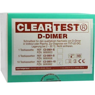 D-Dimer Cleartest Volbloed TVT LE Dic, 1 test