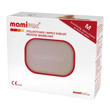 Mamivac Cherry-Shaped Nipple Shield, Size M, 20 mm, 2 pcs, as is