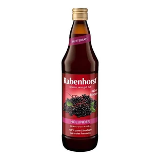 Zumo puro de saúco Rabenhorst, 700 ml de zumo