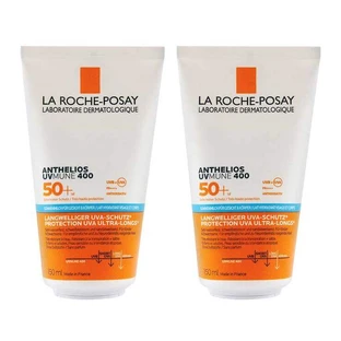 La Roche-Posay Anthelios Corps & Visage Uvmune SPF 50+, lot de 2 x 150 ml de lotion