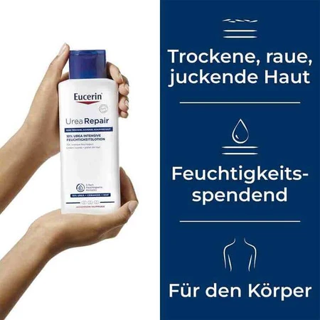 Lotion Eucerin UreaRepair 10 % - pour peaux sèches, 2 flacons de 400 ml