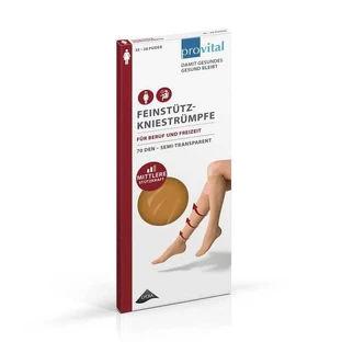 Provital 70 den Stützkniestrümpfe Größe 35 - 38 puder, 2 St n.v.