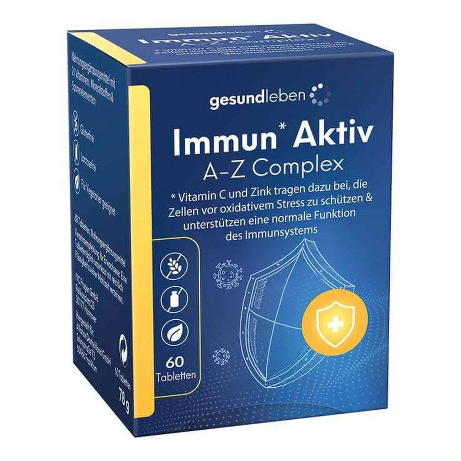 Gesund Leben Immun Aktiv A-Z Complex Tablets, 60 tablets